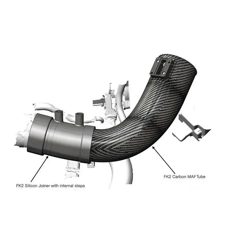EVENTURI BLACK CARBON INTAKE PIPE HONDA CIVIC TYPE R FK2 15-17