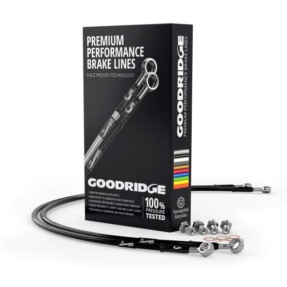 GOODRIDGE BRAIDED BRAKE LINES HOSES KIT | HONDA INTEGRA DC5 TYPE R