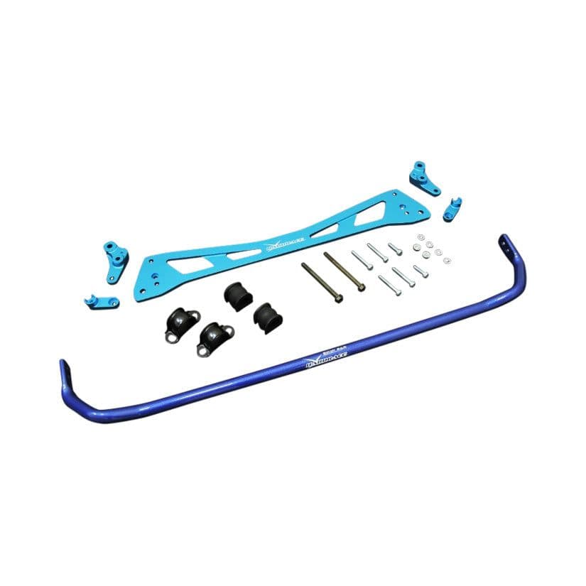 HARDRACE 25.4MM REAR ANTI ROLL BAR AND SUB FRAME BRACE 8PC SET HONDA CIVIC EG SI 92-95