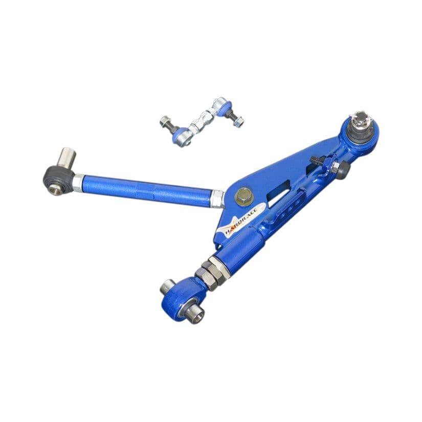HARDRACE ADJUSTABLE FRONT LOWER ARMS AND DROP LINKS V2 SPHERICAL 4PC SET NISSAN 200SX S14 SILVIA S15