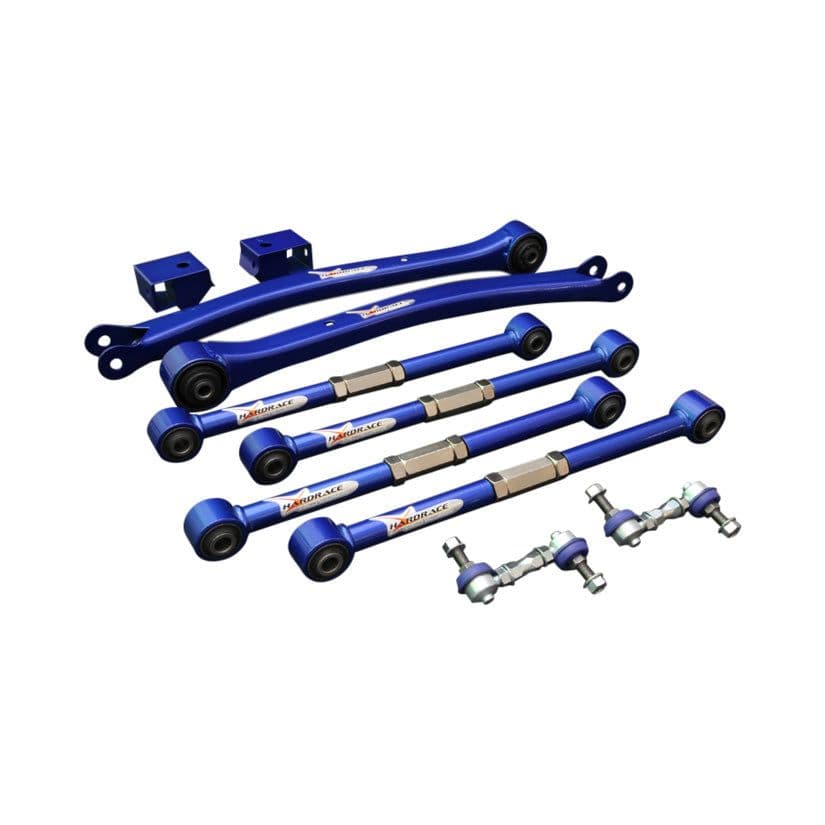 HARDRACE ADJUSTABLE REAR ARMS HARDENED RUBBER BUSHES 10PC SET SUBARU IMPREZA GC GG LEGACY BD BG BK