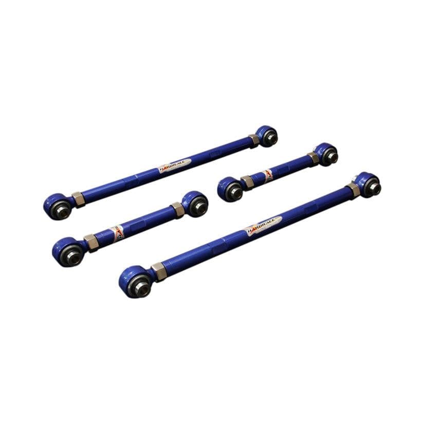 HARDRACE ADJUSTABLE REAR LATERAL ARMS V2 WITH SPHERICAL BEARINGS 4PC SET TOYOTA COROLLA AE86