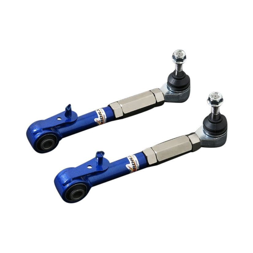 HARDRACE ADJUSTABLE REAR TOE ARM WITH HARDENED RUBBER BUSHES 2PC SET SUBARU WRX VA