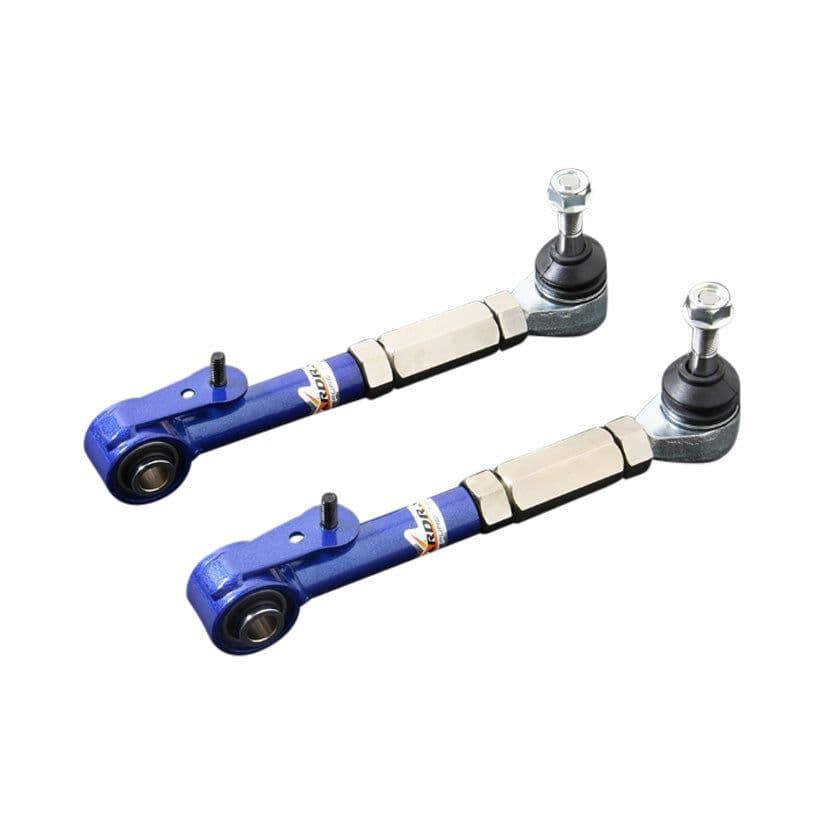 HARDRACE ADJUSTABLE REAR TOE ARM WITH SPHERICAL BEARINGS 2PC SET SUBARU IMPREZA VA