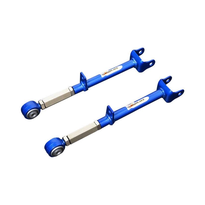 HARDRACE ADJUSTABLE REAR TRACTION RODS HARDENED RUBBER BUSHES 2PC SET TOYOTA MARK II JZX90 JZX100