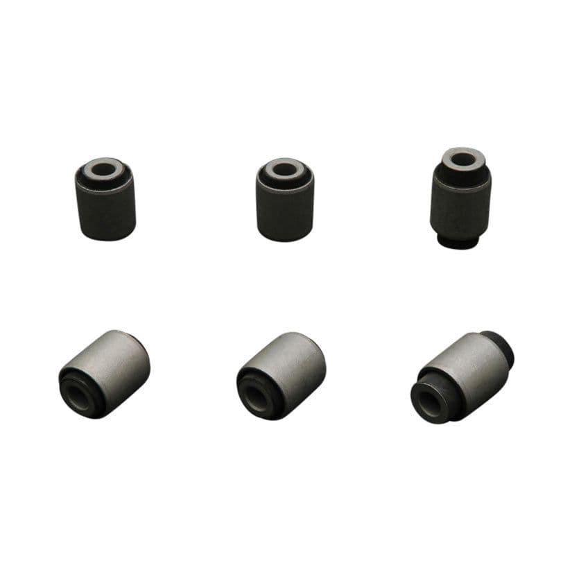 HARDRACE HARD RUBBER REAR TOE CAMBER AND TRACTION LINK BUSHES 6PC SET NISSAN 200SX S14 SILVIA S15
