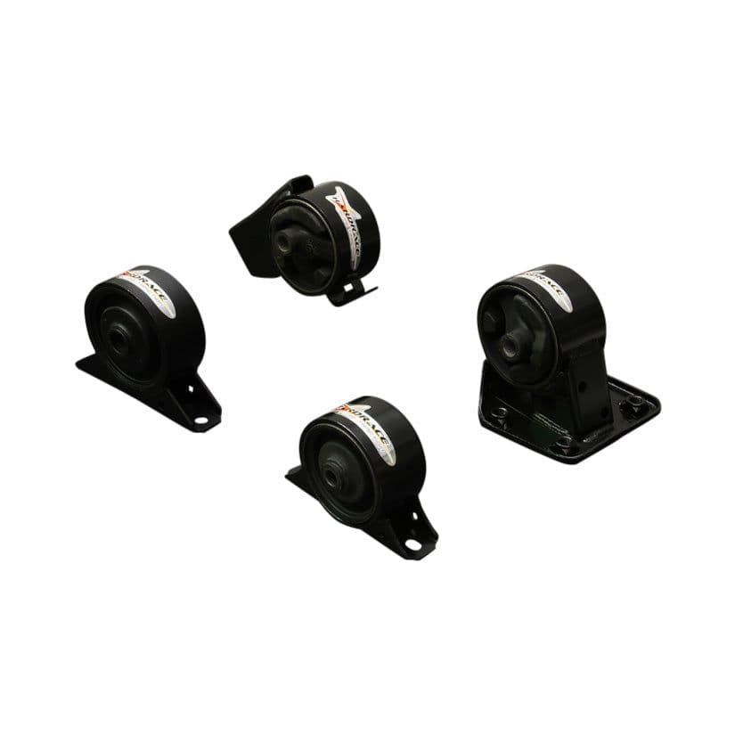 HARDRACE HARDENED ENGINE MOUNTS 4PC SET MITSUBISHI LANCER VIRAGE MT 93-96