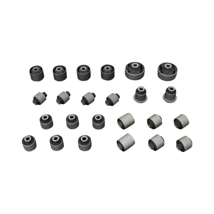 HARDRACE HARDENED RUBBER COMPLETE BUSHING KIT 24PC KIT HONDA ACCORD CL7 03-07