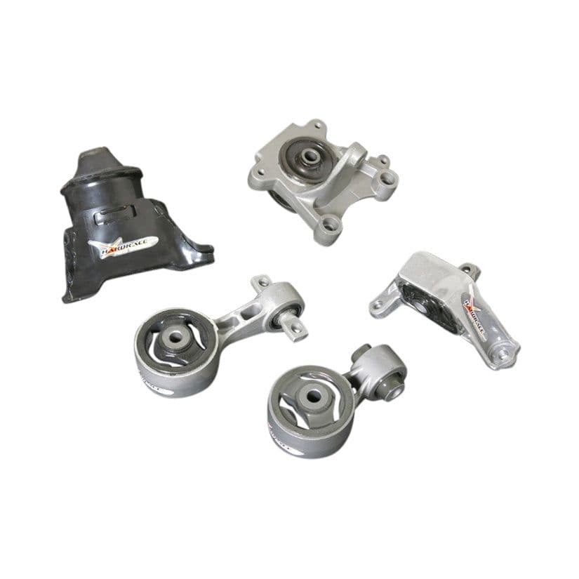 HARDRACE HARDENED RUBBER ENGINE MOUNT 5PC SET HONDA CIVIC FD SI K20 3DR 06-11