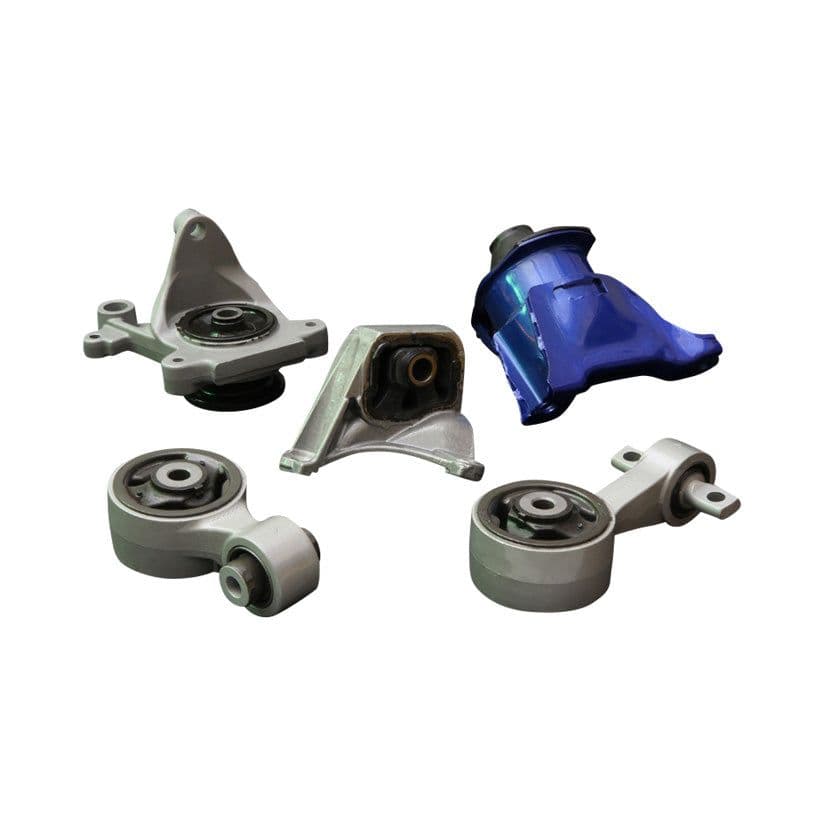 HARDRACE HARDENED RUBBER ENGINE MOUNT 5PC SET HONDA CIVIC FD TYPE R 06-11