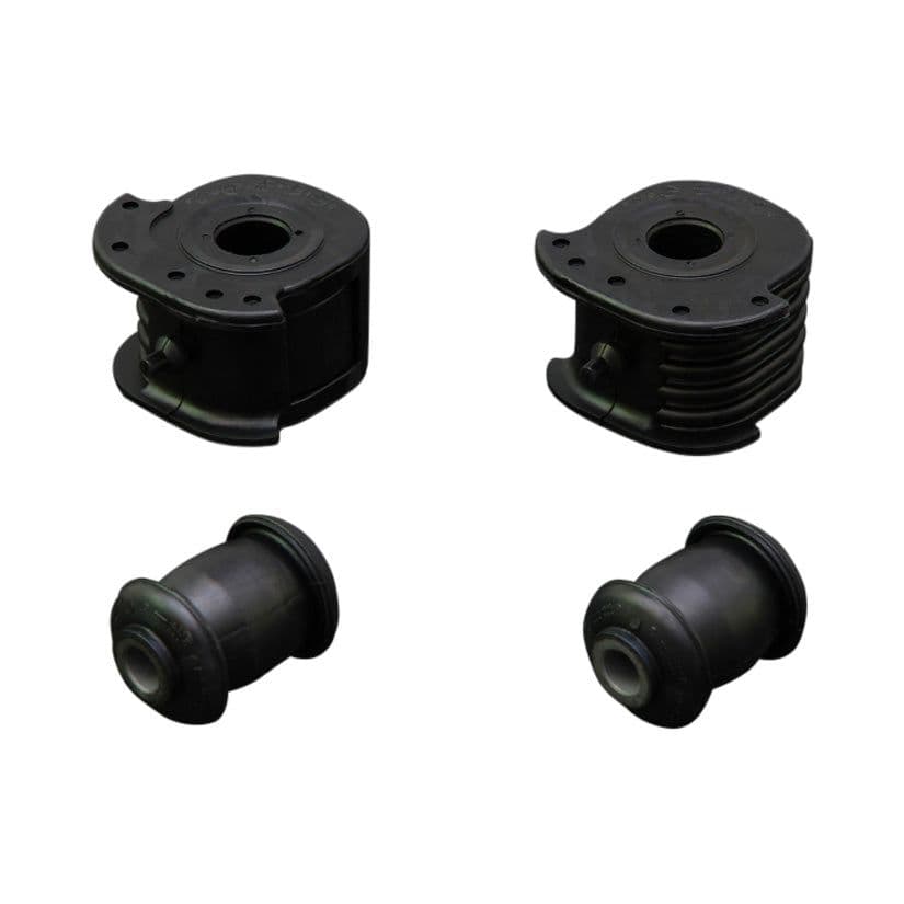 HARDRACE HARDENED RUBBER FRONT LOWER ARM BUSHES 4PC SET MITSUBISHI LANCER EVO 1-3 GSR 93-00