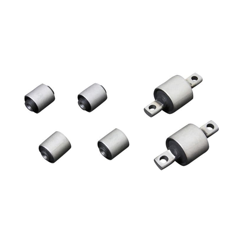 HARDRACE HARDENED RUBBER FRONT LOWER ARM BUSHES 6PC SET MITSUBISHI GALANT 94-98 ECLIPSE 95-99