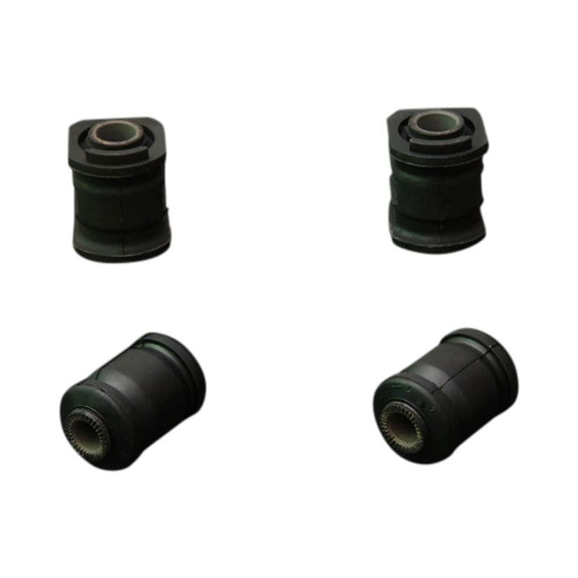 HARDRACE HARDENED RUBBER FRONT LOWER CONTROL ARM BUSHES 4PC SET TOYOTA TERCEL L50