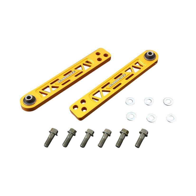 HARDRACE HARDENED RUBBER REAR LOWER CONTROL ARM GOLD HONDA INTEGRA DC5 CRV 02-06