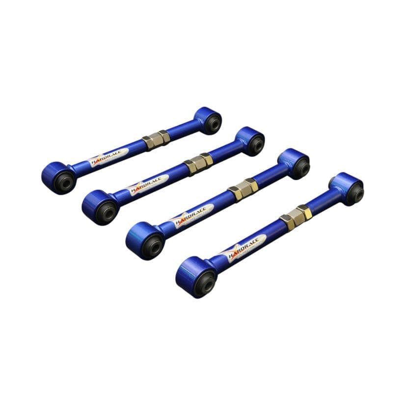 HARDRACE REAR LOWER ARMS WITH HARDENED RUBBER BUSHES 4PC SET HONDA ACCORD 98-02