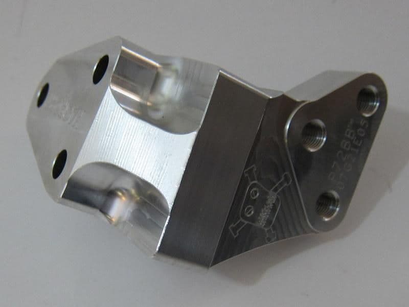 HASPORT LEFT HAND ENGINE MOUNT BRACKET 2 BOLT - WORKS WITH PART HAS-DCLH