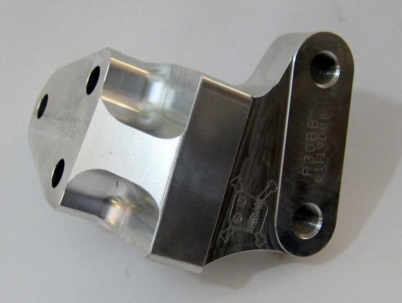 HASPORT LEFT HAND ENGINE MOUNT BRACKET 2 BOLT - WORKS WITH PART HAS-EGLH