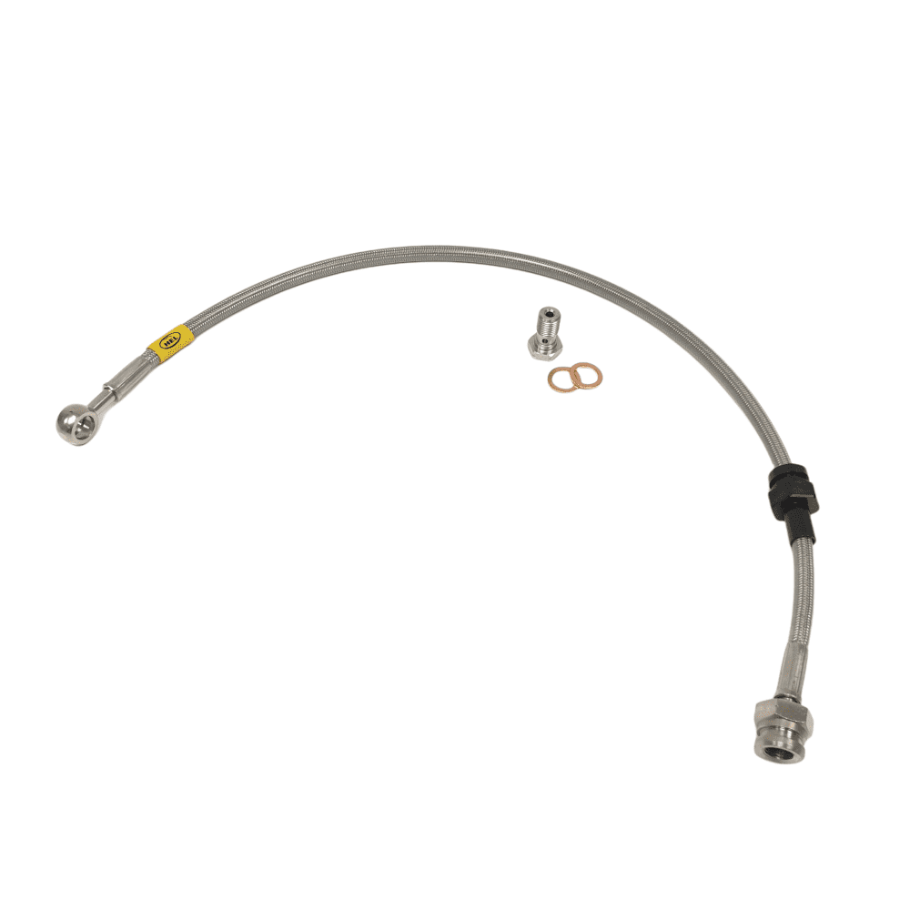 HEL BRAIDED CLUTCH LINE HOSE NISSAN PULSAR 2.0 GTI-R RHD [FLEXI REPLACMENT]