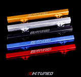 K-TUNED 6AN CENTER FEED FUEL SYSTEM LINES/FILTER/RAIL/FPR/GAUGE