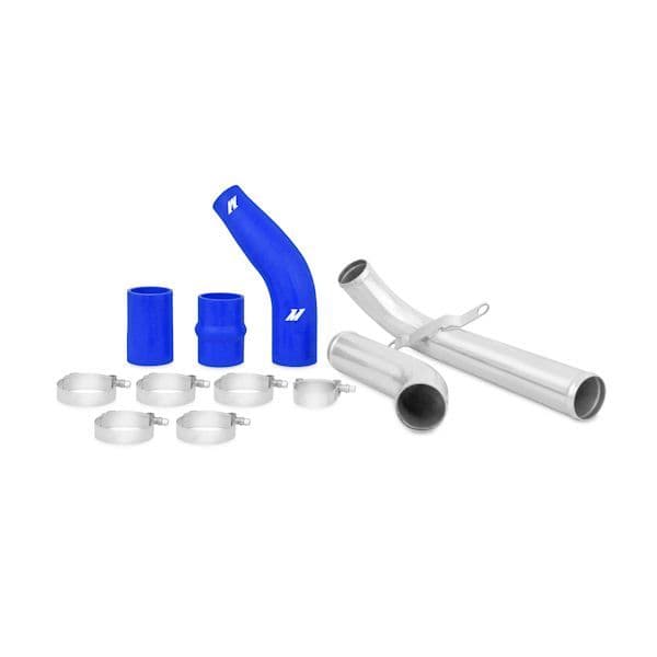 MISHIMOTO MITSUBISHI LANCER EVOLUTION X UPPER INTERCOOLER PIPE KIT, BLUE, 2008+