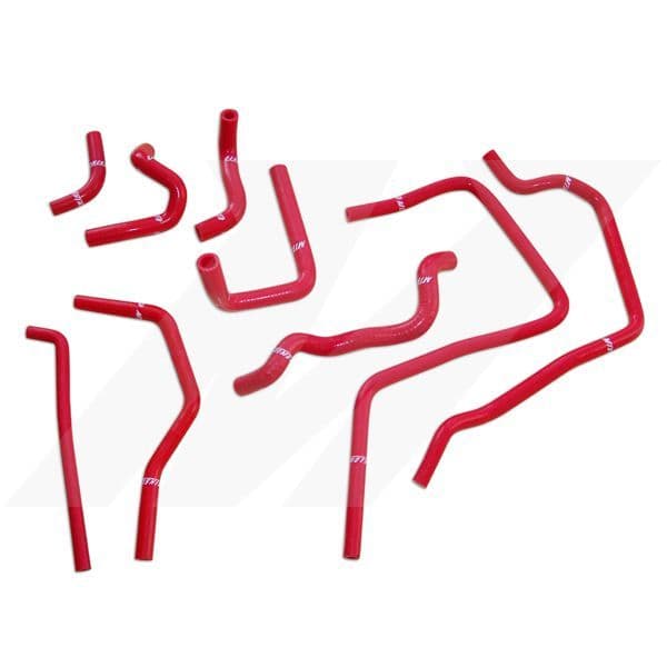 MISHIMOTO SUBARU IMPREZA WRX SILICONE ANCILLARY HOSES, 2001-2005 RED