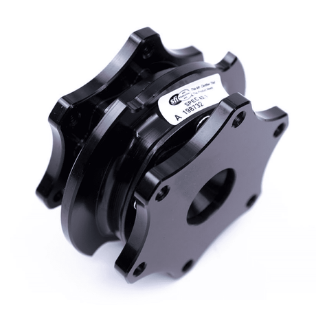NRG SFI 42.1 D SHAPED QUICK RELEASE STEERING WHEEL HUB ADAPTER [KEY WAY]