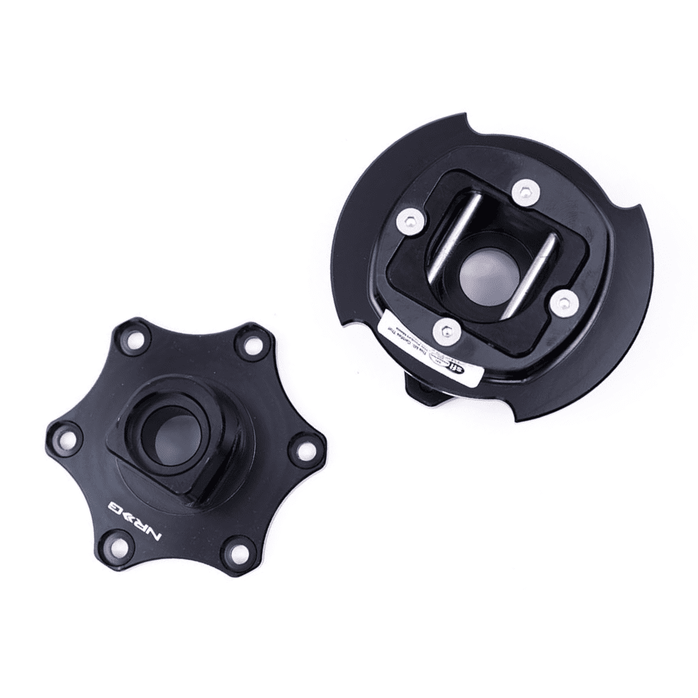 NRG SFI 42.1 D SHAPED QUICK RELEASE STEERING WHEEL HUB ADAPTER [KEY WAY]