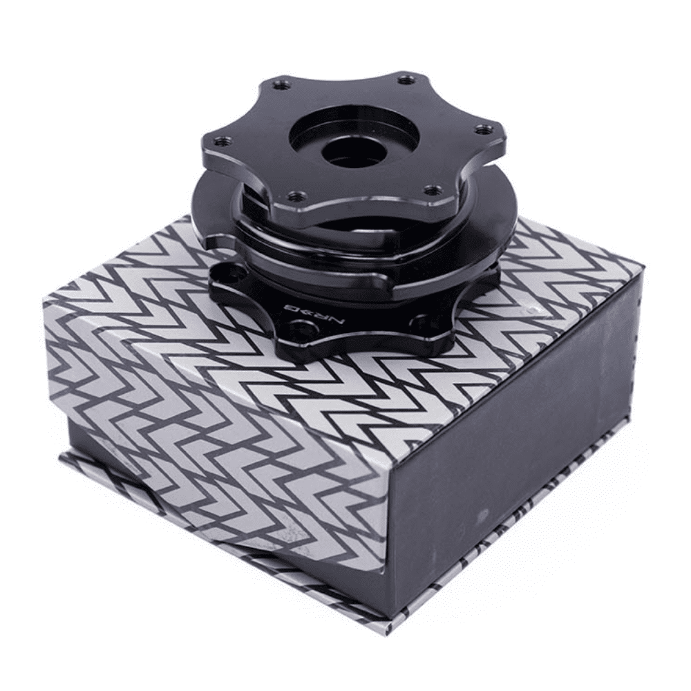 NRG SFI 42.1 D SHAPED QUICK RELEASE STEERING WHEEL HUB ADAPTER [KEY WAY]
