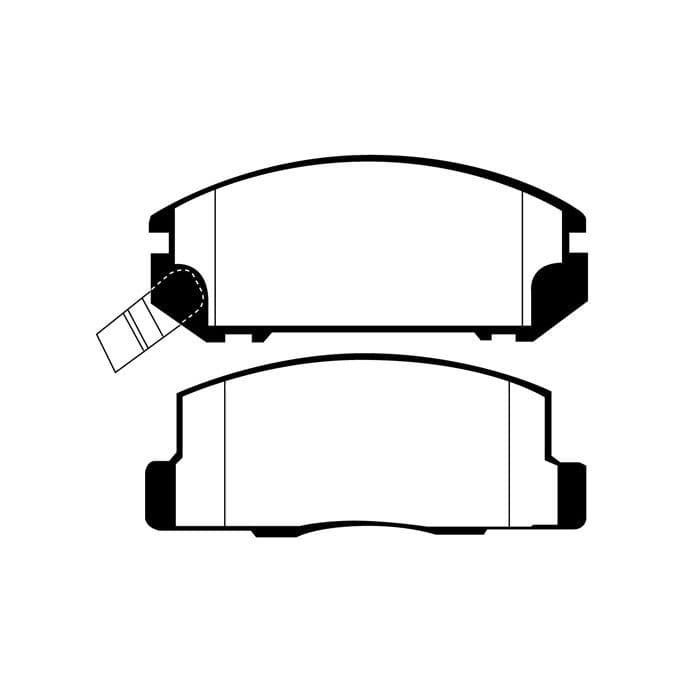 PBS PRORACE REAR BRAKE PADS SET | FOR TOYOTA MR2 MK2 SW20 REV 1-5 1989-1999