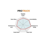 PBS PROTRACK FRONT BRAKE PADS FOR HONDA S2000 2.0 99-09 AP1 AP2