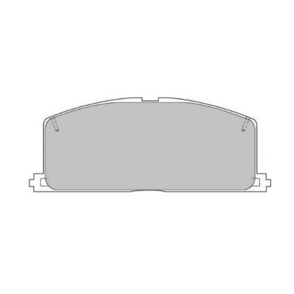 PBS PROTRACK FRONT BRAKE PADS SET | FOR TOYOTA MR2 MK1 AW11 1984-1989