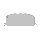 PBS PROTRACK FRONT BRAKE PADS SET | FOR TOYOTA MR2 MK1 AW11 1984-1989
