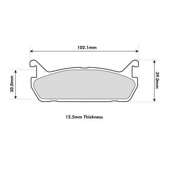 PBS PROTRACK REAR BRAKE PADS FOR MAZDA MX5 (MK1) (NA) 1.6 89-98