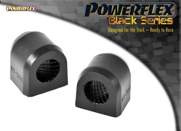 POWERFLEX BLACK FRONT ANTI ROLL BAR TO CHASSIS BUSH 18MM SUBARU LEGACY LEGACY BD, BG (1993 - 1999)