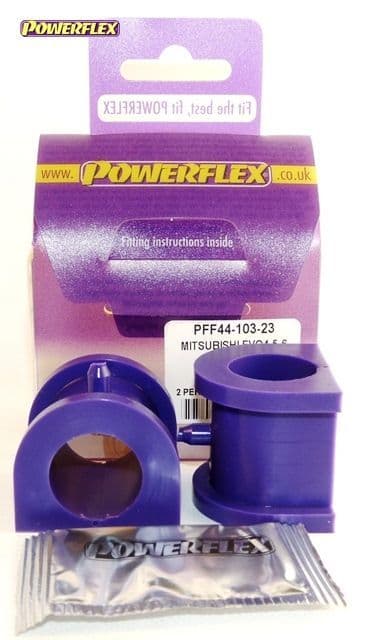 POWERFLEX FRONT ANTI ROLL BAR MOUNT 23MM MITSUBISHI EVOLUTION IV,V&VI RS/GSR 96-01
