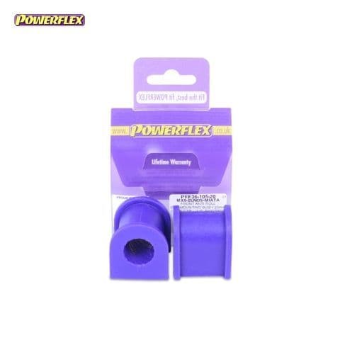 POWERFLEX FRONT ANTI ROLL BAR MOUNTING BUSH 20MM MAZDA MX-5, MIATA, EUNOS MK2 NB (1998-2005)