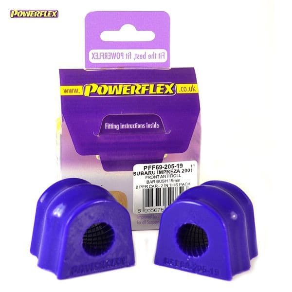 POWERFLEX FRONT ARB BUSH SUBARU IMPREZA TURBO INC. WRX & STI GD,GG 00-07 PFF69-205-19