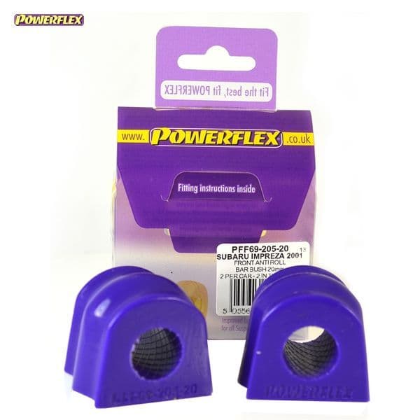POWERFLEX FRONT ARB BUSH SUBARU IMPREZA TURBO INC. WRX & STI GD,GG 00-07 PFF69-205-20