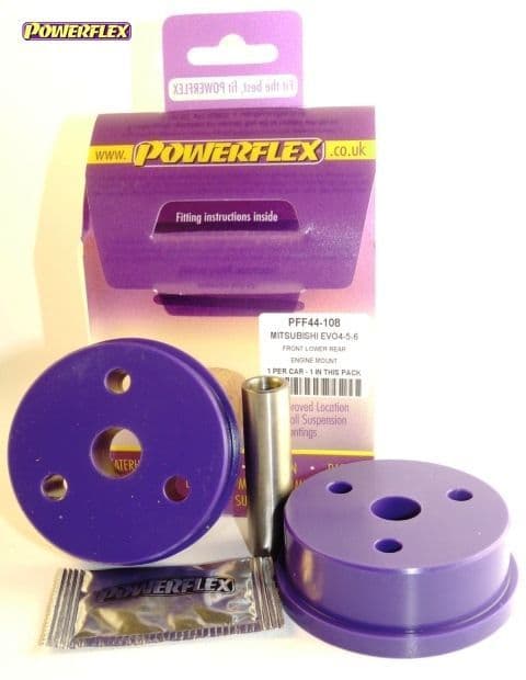 POWERFLEX FRONT LOWER DIFF MOUNT MITSUBISHI EVO X CZ4A 10/07 - 05/16 PFF44-108