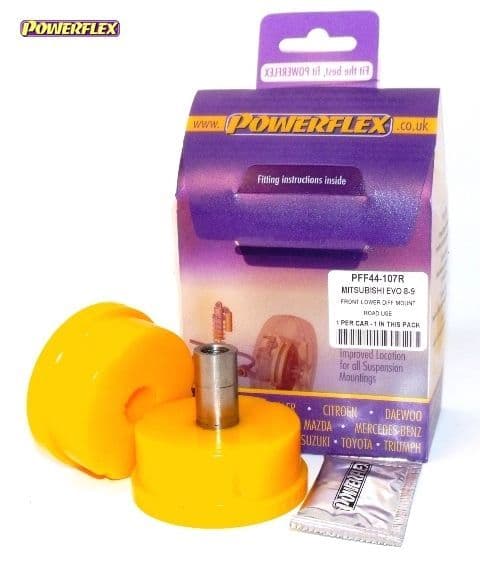 POWERFLEX FRONT LOWER DIFF MOUNT (ROAD USE) MITSUBISHI EVOLUTION IV,V&VI RS/GSR 96-01