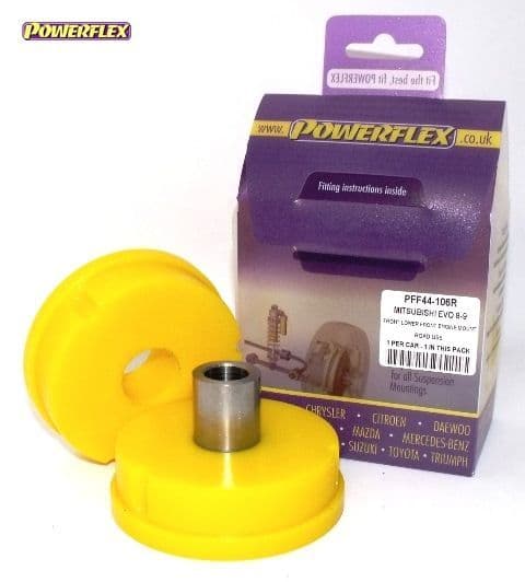 POWERFLEX FRONT LOWER FRONT ENGINE MOUNT (ROAD USE) MITSUBISHI EVOLUTION X CZ4A 10/07-05/16