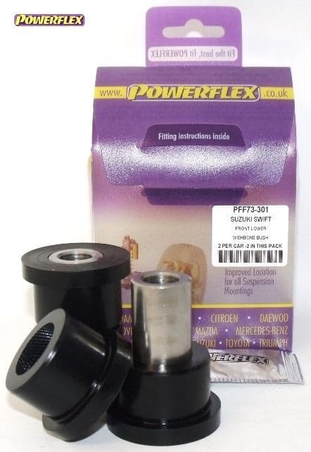 POWERFLEX FRONT LOWER WISHBONE FRONT BUSH SUZUKI SWIFT SPORT MK2 ZC31S 2006 - 2010