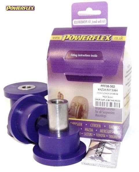 POWERFLEX FRONT LOWER WISHBONE REAR BUSH MAZDA RX-7 GEN 3 - FD3S 92-02