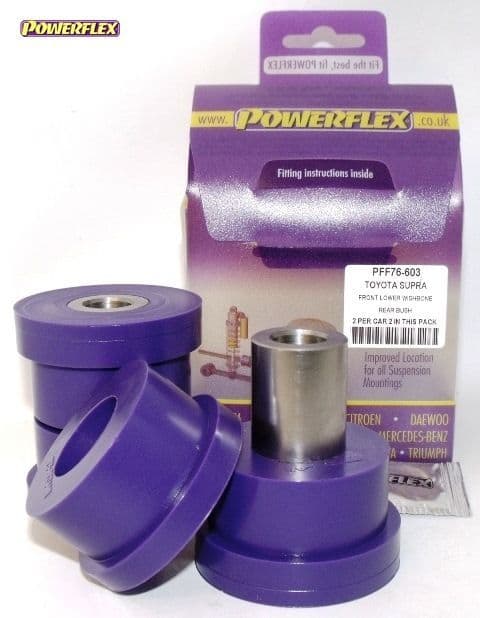 POWERFLEX FRONT LOWER WISHBONE REAR BUSH TOYOTA SUPRA 4 JZA80 1993-2002