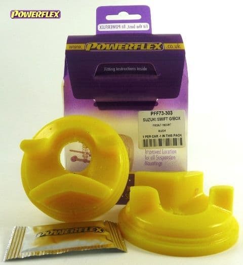POWERFLEX GEARBOX MOUNT FRONT BUSH INSERT SUZUKI SWIFT SPORT MK2 ZC31S 2006 - 2010