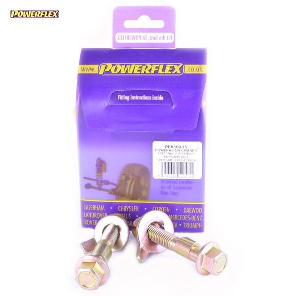 POWERFLEX POWERALIGN CAMBER BOLT KIT (15MM) TOYOTA COROLLA MODELS COROLLA (1988 - 2002)