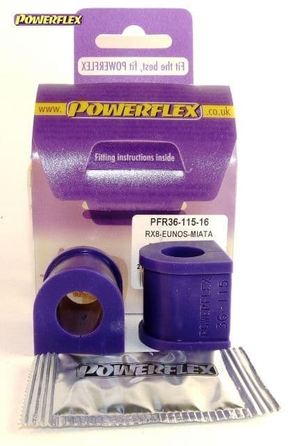 POWERFLEX REAR ANTI ROLL BAR BUSH 16MM MAZDA RX-8 2003-2012