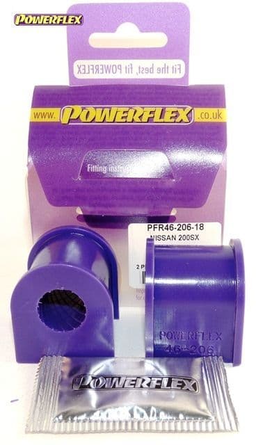 POWERFLEX REAR ANTI ROLL BAR BUSH 18MM NISSAN 200SX - S13, S14, & S15