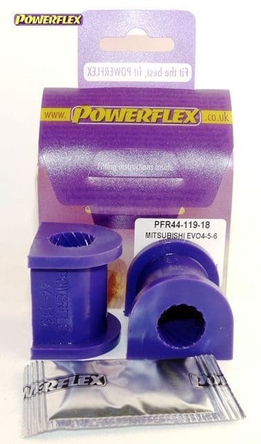 POWERFLEX REAR ANTI ROLL BAR MOUNTING 18MM MITSUBISHI EVOLUTION IV,V&VI RS/GSR 96-01