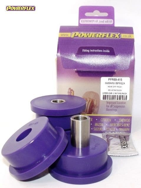POWERFLEX REAR DIFF FRONT MOUNTING BUSH SUBARU LEGACY LEGACY BE, BH (1998 - 2003)